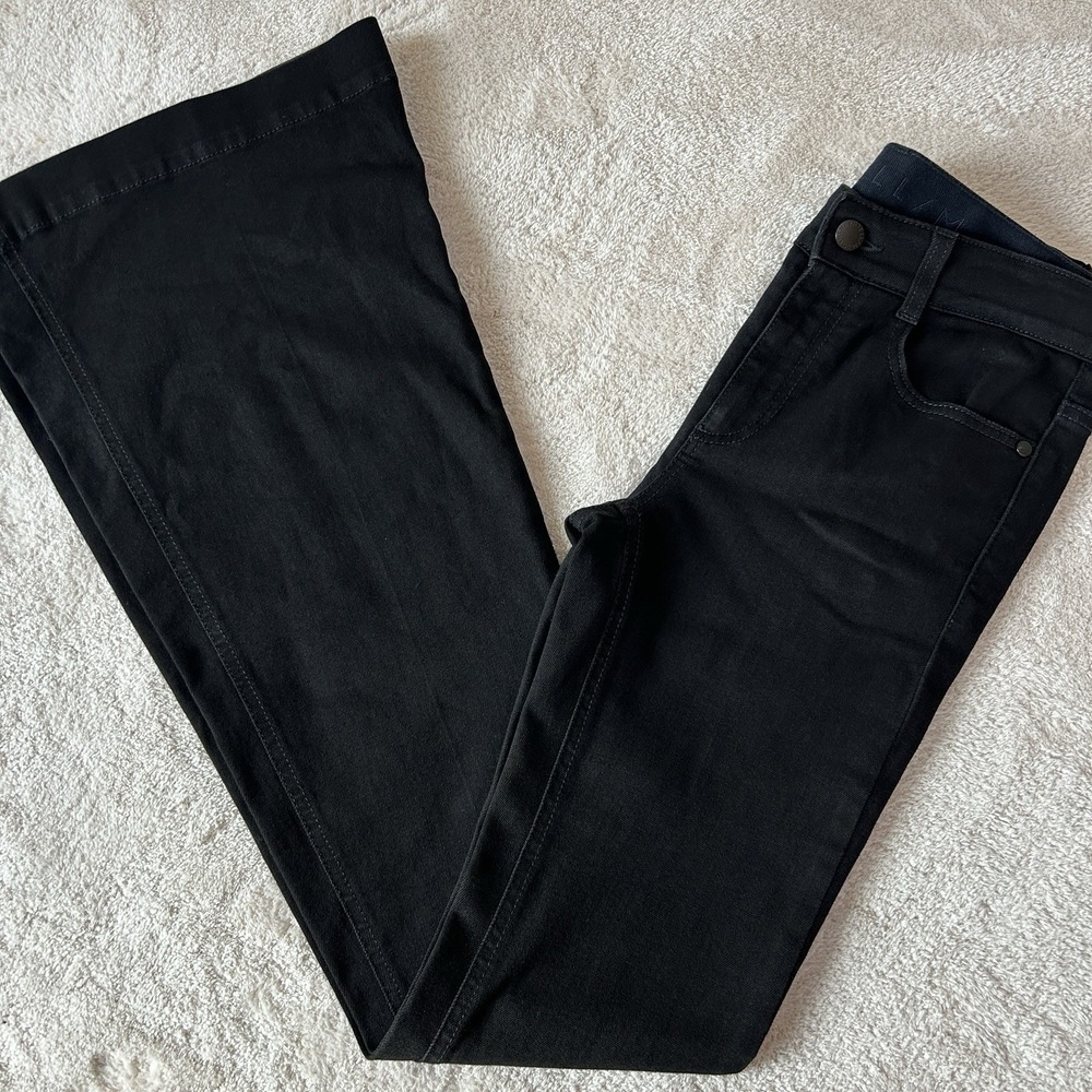 Stella McCartney The 70s Flare Jeans Black- Size‎ 25 NWOT Mid Rise